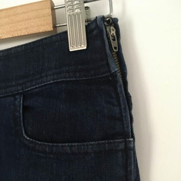 LOFT | dark wash denim pencil skirt - Picture 7 of 8